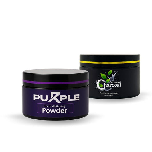 Purple and Charcoal Powders Combo
